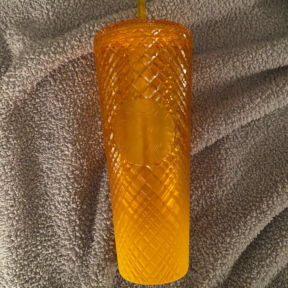 🍊🍊 STARBUCKS ORANGE VENTI JEWLED OMBRÉ TUMBLER 🍊🍊 -BRAND NEW